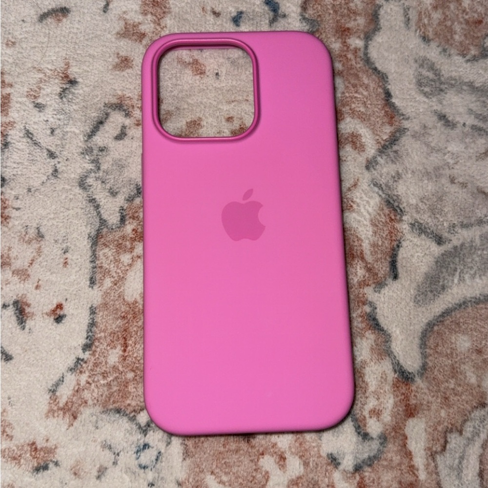 iphone 16 pro Apple silicone peony case